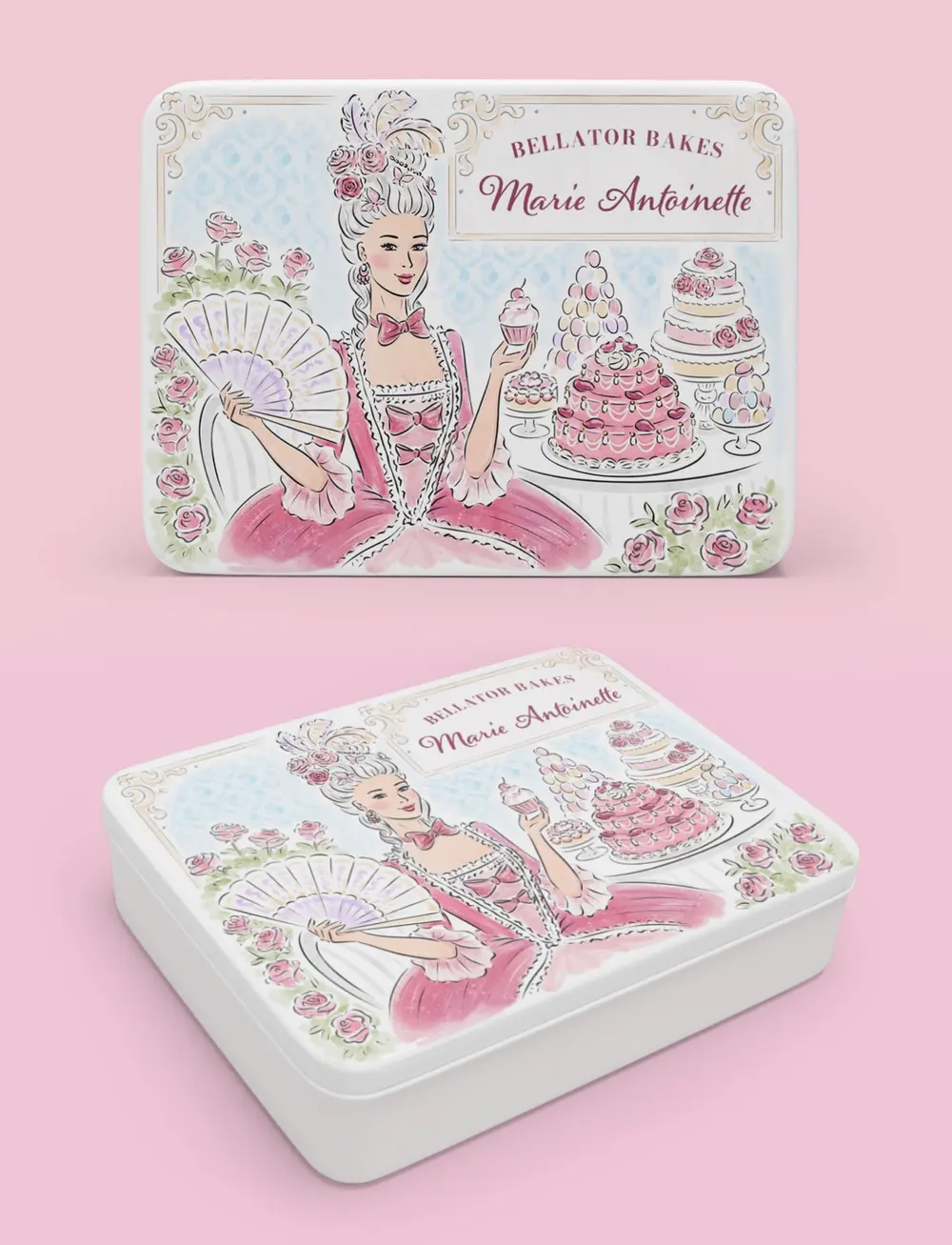 Marie Antoinette: Royal Sweets Collection — illustration by Anastasiia Asiosi
