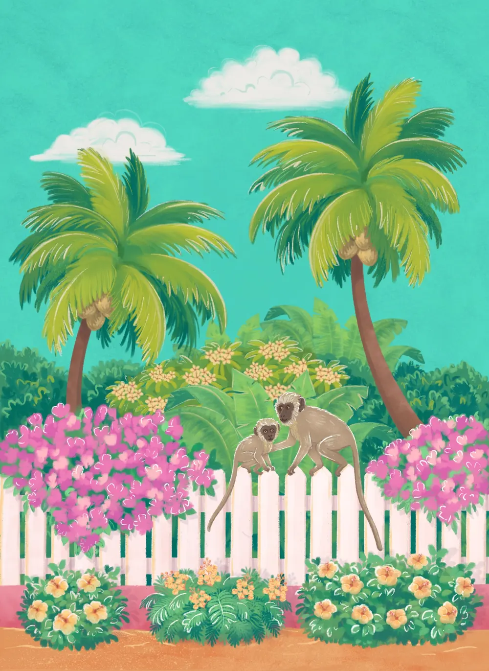Tropical Art for the Bag — illustration 5 by Anastasiia Asiosi