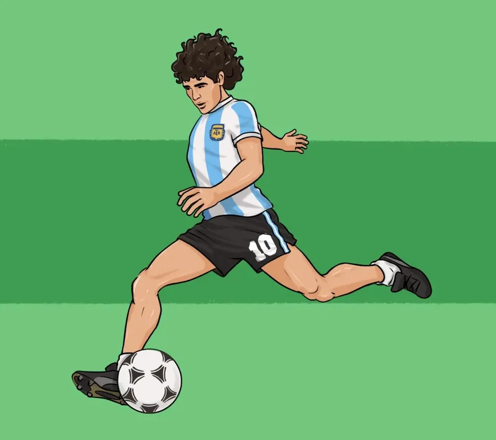 Football Book Cover — illustration 5 by Anastasiia Asiosi