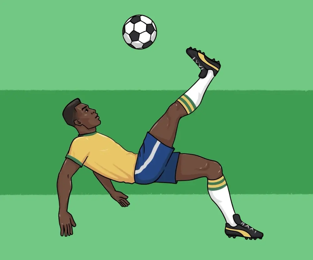 Football Book Cover — illustration 6 by Anastasiia Asiosi
