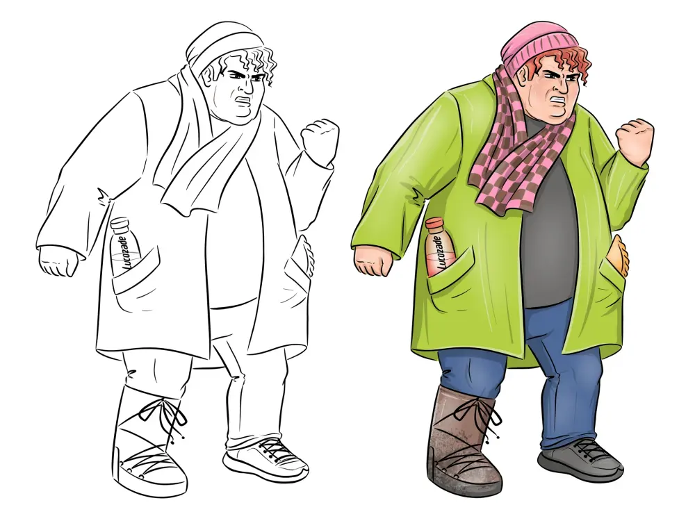 Cartoon — illustration 15 by Anastasiia Asiosi
