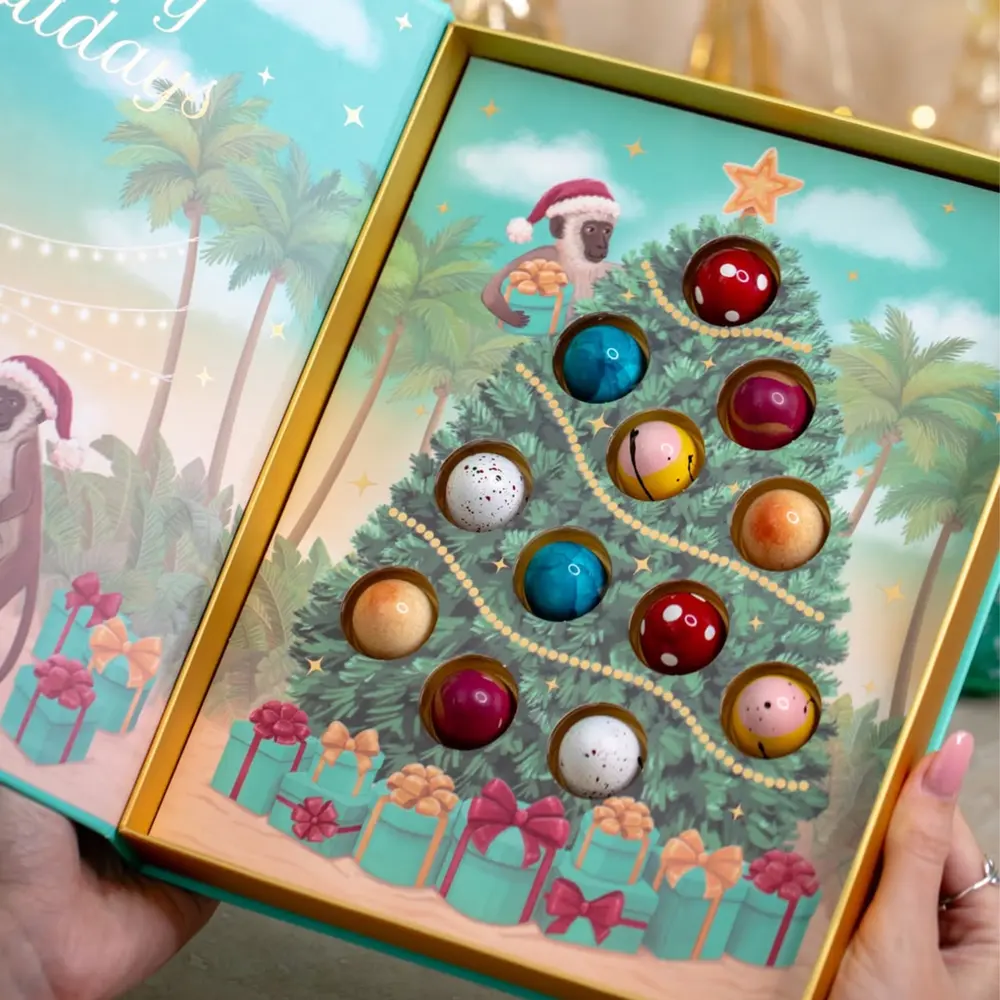 Carribean Christmas Chocolate Box