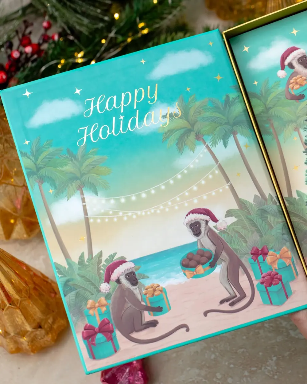 Carribean Christmas Chocolate Box — illustration 5 by Anastasiia Asiosi