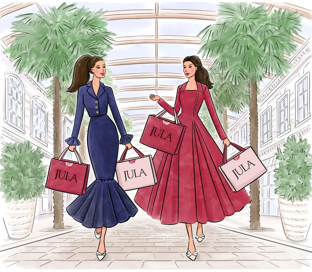 Store opening fashion illustrations — illustration 4 by Anastasiia Asiosi