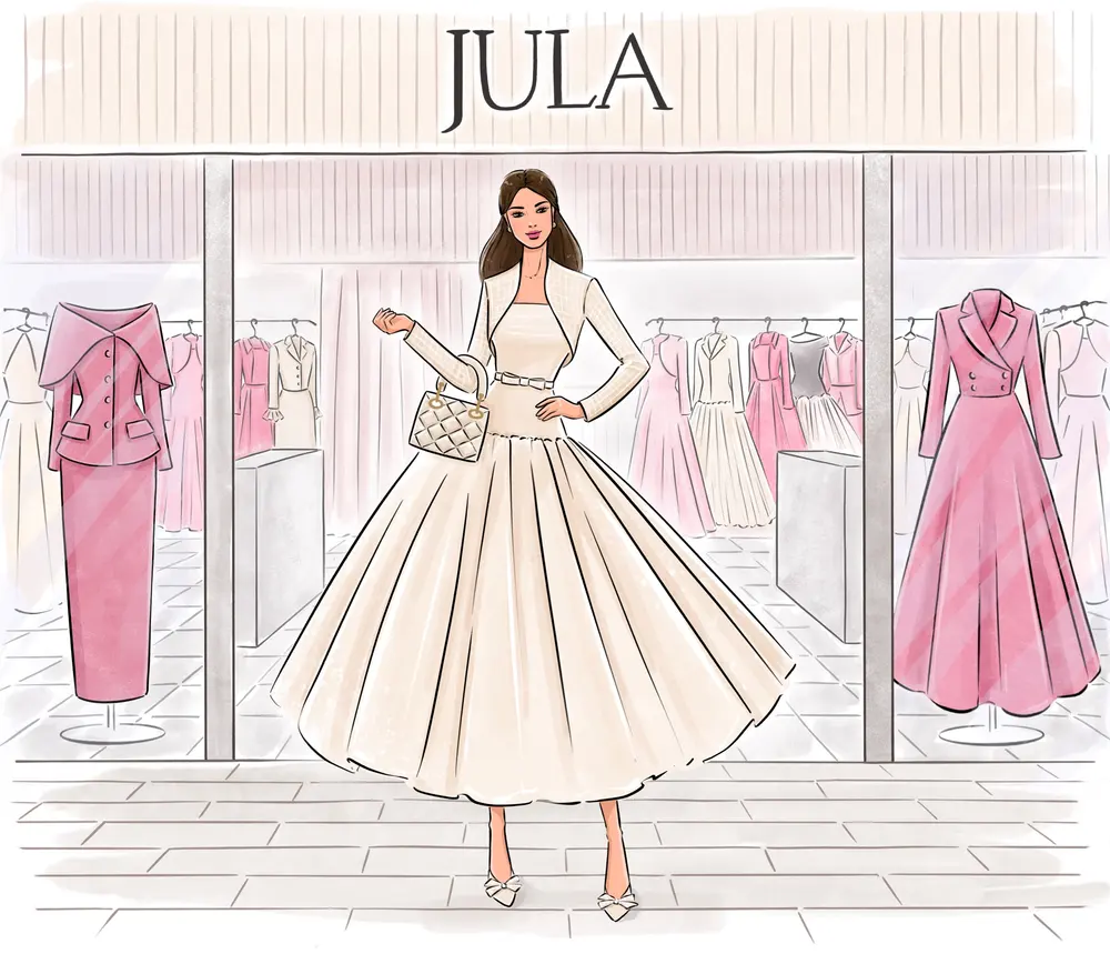 Store opening fashion illustrations — illustration 6 by Anastasiia Asiosi