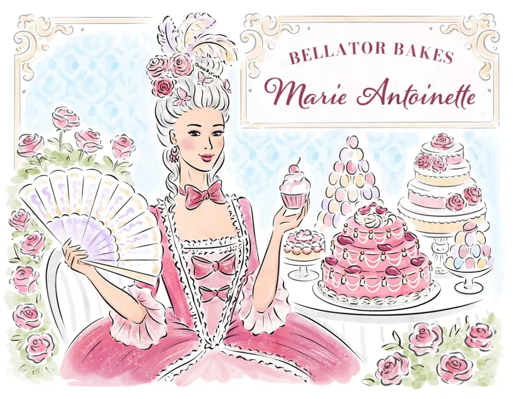 Marie Antoinette: Royal Sweets Collection — illustration 2 by Anastasiia Asiosi