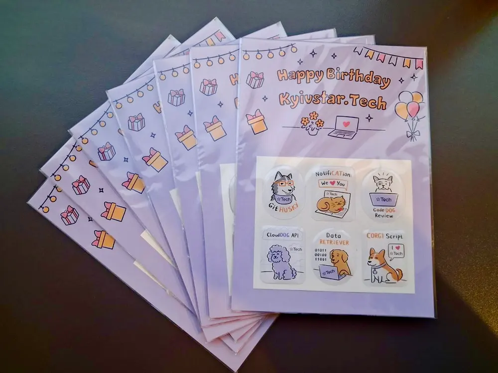 Stickers for Kyivstar.Tech — illustration 5 by Anastasiia Asiosi
