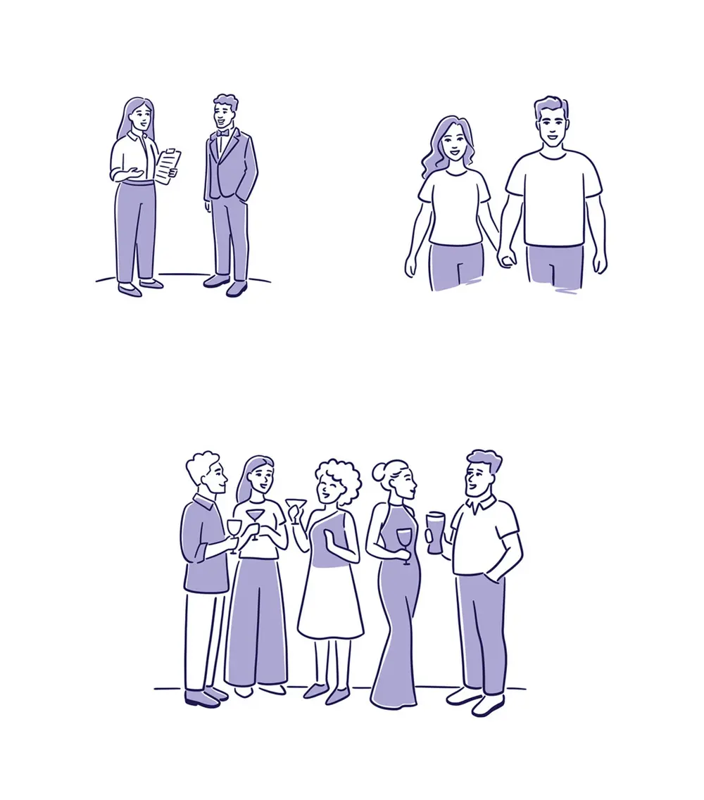 Wedding Agency Workbook Illustrations — illustration 2 by Anastasiia Asiosi